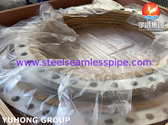 ASTM A240 F904L, UNS N08904, AWWA C207 스테인리스 스틸 슬라이드 온 플랜지, 평면
