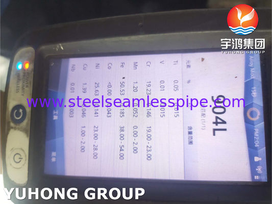 콘덴서 큰 지름의 철강 파이프 꿰매지 않은 파이프 및 파이프 EN10216-5 재료 TP310S,904L