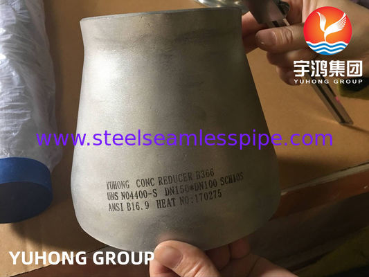ASTM B366 UNS N04400, Monel400 부트 웰드 니켈 합금 철강 파이프 피팅, 팔꿈치, 환원