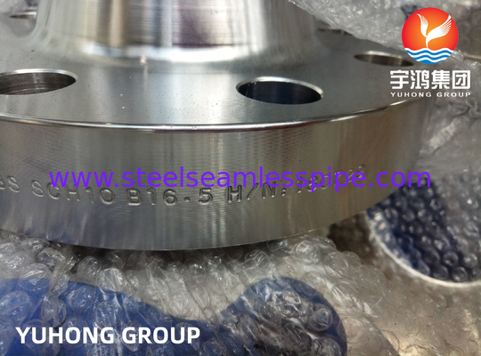 ASTM A182 F347, UNS S34700 스테인리스 스틸 웰드 넥 플랜지, 상승 얼굴, ASME B16.5
