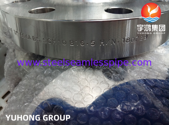 ASTM A182 F347, UNS S34700 스테인리스 스틸 웰드 넥 플랜지, 상승 얼굴, ASME B16.5