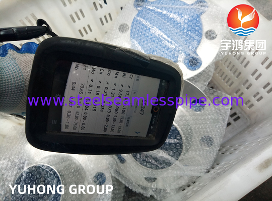 ASTM A182 F347, UNS S34700 스테인리스 스틸 웰드 넥 플랜지, 상승 얼굴, ASME B16.5
