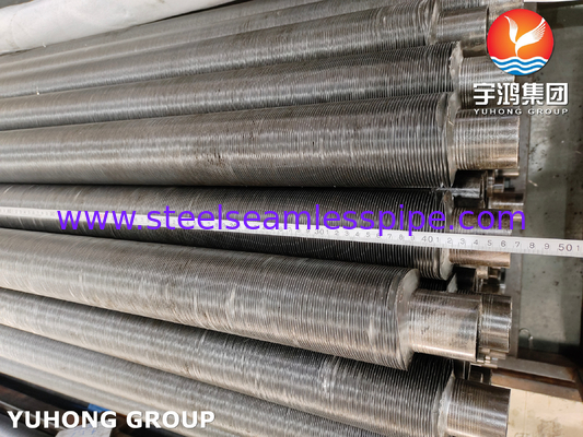 ASTM A179 알루미늄 1060 핀과 탄소 강철 튜브, G형 핀 튜브