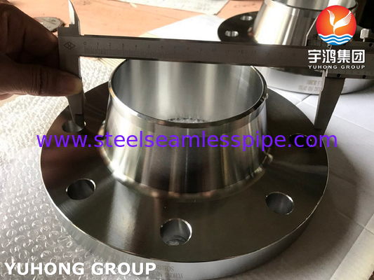 ASTM A182 F60, UNS S32205, 1.4462 듀플렉스 스틸 웰드 넥 플랜지, 깎인 얼굴 B16.5