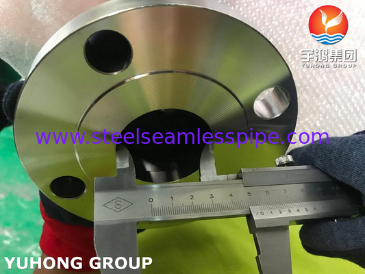 ASTM A182 F60, UNS S32205, 1.4462 듀플렉스 스틸 웰드 넥 플랜지, 깎인 얼굴 B16.5