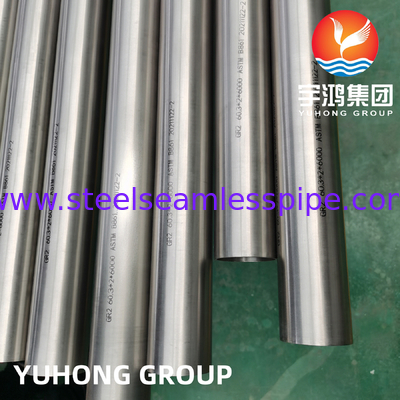 ASTM B861 Gr2 Titanium Alloy 파이프 직물 없는 타이탄 합금 파이프