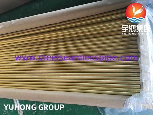 ASTM B111 / ASME SB111 C44300 구리 니켈 튜브 콘덴서 냉각 시스템 용품