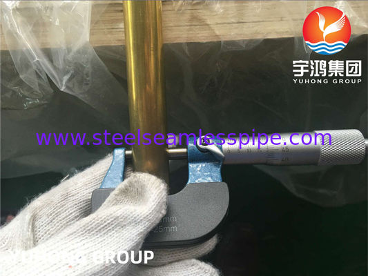 ASTM B111 C44300 열교환기용 구리 니켈 이음매 없는 튜브
