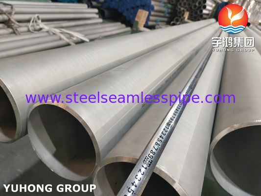스테인레스 강 이음매 없는 관 ASTM A312 TP316Ti  화학 어선 맞춤 열교환기