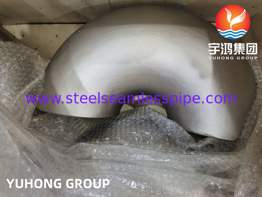 B16.9 맞대기 용접 관 이음쇠 ASTM B366 인콜로이 800H 니켈 합금 180 각도 엘보