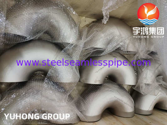 B16.9 맞대기 용접 관 이음쇠 ASTM B366 인콜로이 800H 니켈 합금 180 각도 엘보