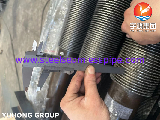 ASTM A335 Gr. P9 11Cr 핀과 합금강 튜브, 화염 오븐에 위한 톱니 톱니 튜브