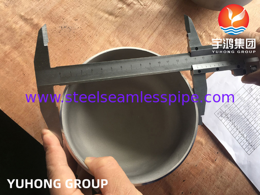 부트 웰드 핏링, ASTM A403 WP304-S 스테인리스 스틸 무선 끝 캡, ASME B169