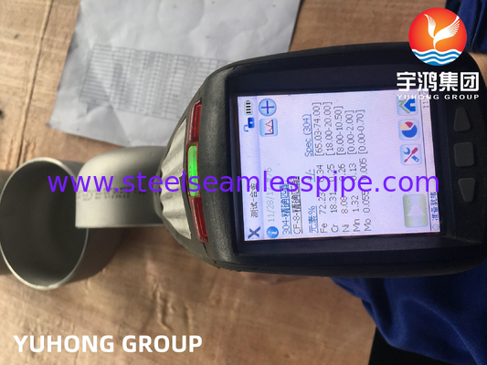 부트 웰드 핏링, ASTM A403 WP304-S 스테인리스 스틸 무선 끝 캡, ASME B169