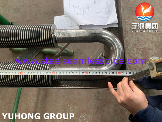 ASTM A106 HF 웰딩 Gr. B 탄소 스틸 U 굽기 핀 튜브 열 교환기
