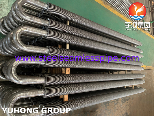 ASTM A106 HF 웰딩 Gr. B 탄소 스틸 U 굽기 핀 튜브 열 교환기