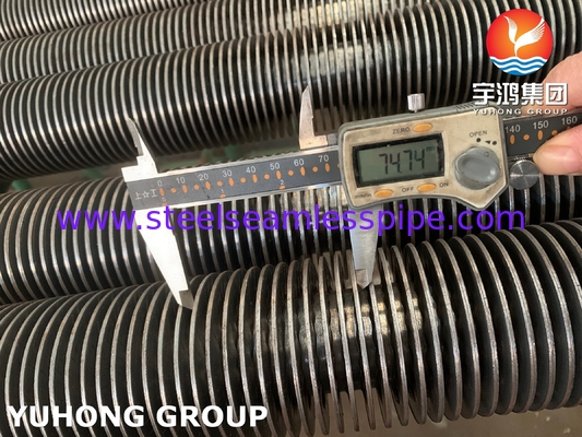 ASTM A106 Gr.B 고압 서비스용 탄소 스틸 HFW U Bend Fin Tube