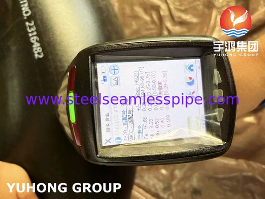 ASTM A420 WPL3 저온 롱 레이디우스 맞대기 용접 엘보 강관 이음쇠