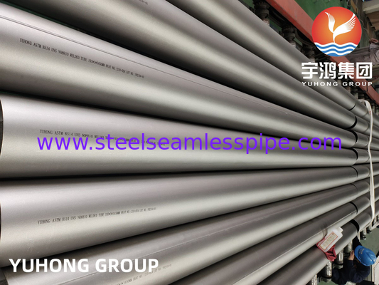 ASTM B514 인코넬 800H UNS N08800 인코넬 니켈 알로이 가스 처리 용 류 파이프