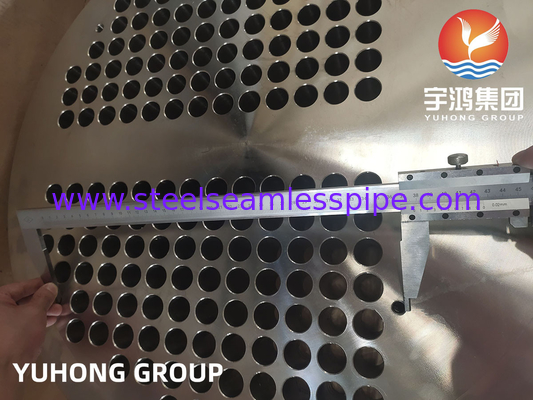 스테인리스 튜브 접착판과 함께 코팅 튜브 시트 ASTM A266 Gr.2 탄소