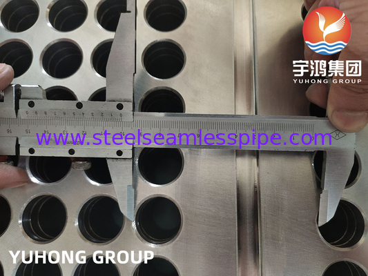 스테인리스 튜브 접착판과 함께 코팅 튜브 시트 ASTM A266 Gr.2 탄소