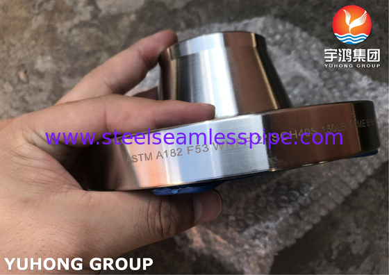 슈퍼 듀플렉스 스틸 플랜지 ASTM A182 F53, UNS S32750 웨일드 넥 플랜지, RF, FF, B16.5