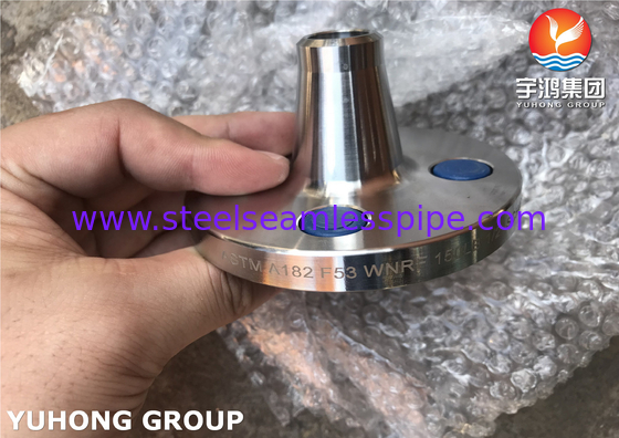슈퍼 듀플렉스 스틸 플랜지 ASTM A182 F53, UNS S32750 웨일드 넥 플랜지, RF, FF, B16.5