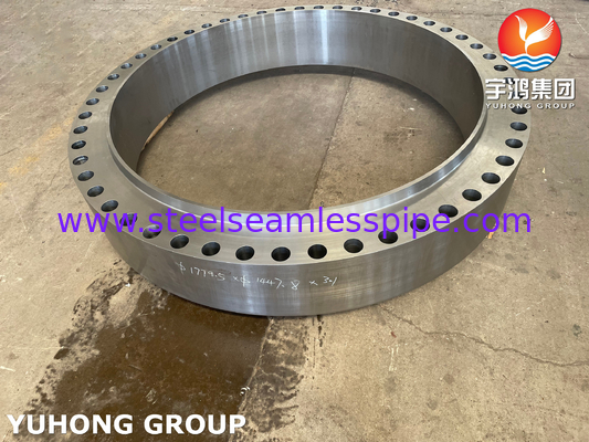 ASTM A105 / A105N 조형 탄소 강철 부체 플랜지 열 교환기 부품