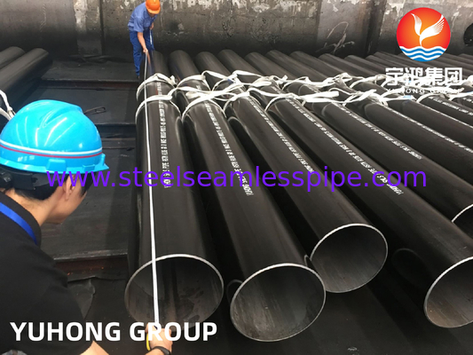 ASTM A106 Gr.B 고압 사용용 탄소 강철 꿰매지 않은 튜브