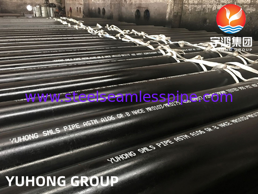 ASTM A106 Gr.B 고압 사용용 탄소 강철 꿰매지 않은 튜브