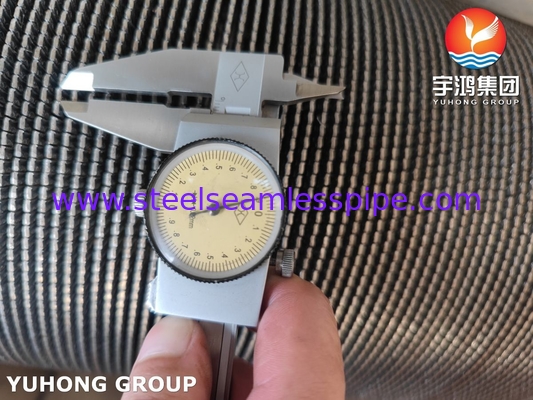 HFW 톱니 톱니 튜브 ASTM A312 TP347 경제기 고열 전달 효율