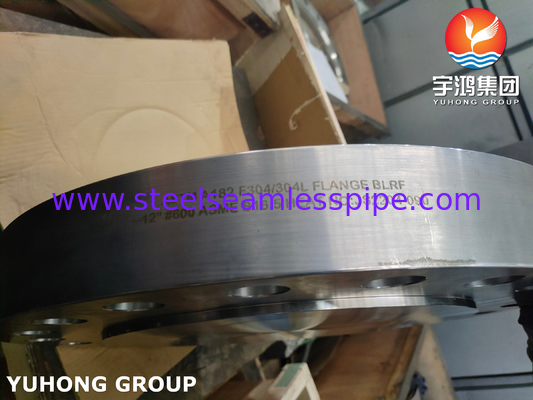 ASTM A182 F304/304L 블라인드 B16.5 가조 플랜지 올린 얼굴 BLRF # 600