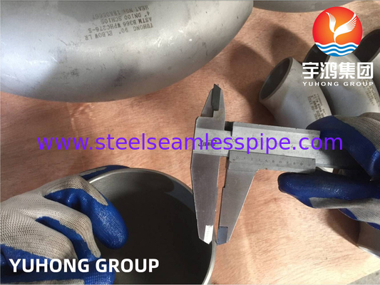 하스텔로이 C276 ASTM B366 N10276 니켈 합금 강철 부트 웰드 파이프 부착 팔꿈치 B16.9
