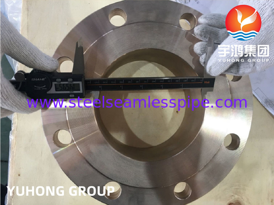 ASTM B151 C70600 구리 니켈 합금 가조 플랜지 웰드 넥 상승 얼굴 B16.5 파이프 라인을 위해