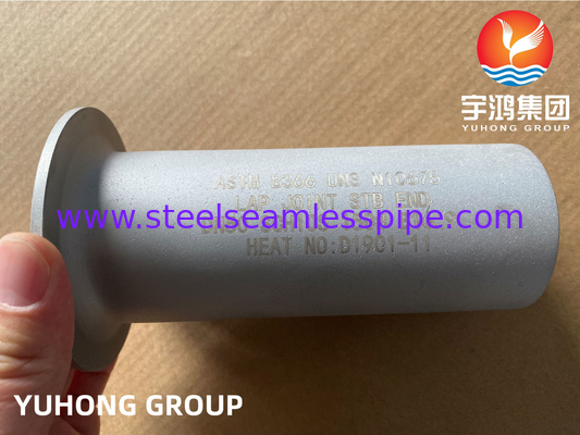 랩 합성 스터브 끝 Hastelloy B3 니켈 합금 Buttweld 부착 ASTM B366 UNS N10675