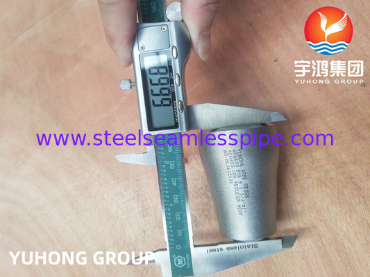 ASTM B366 인코넬 600 / UNS N06600 중심 환기 니켈 합금 부트웰드 부착