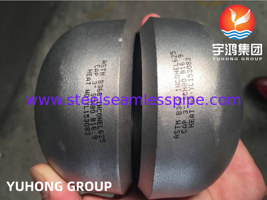 ASTM B366 인코넬 625 / UNS N06625 끝 캡 니켈 합금 강철 부트웰드 부착
