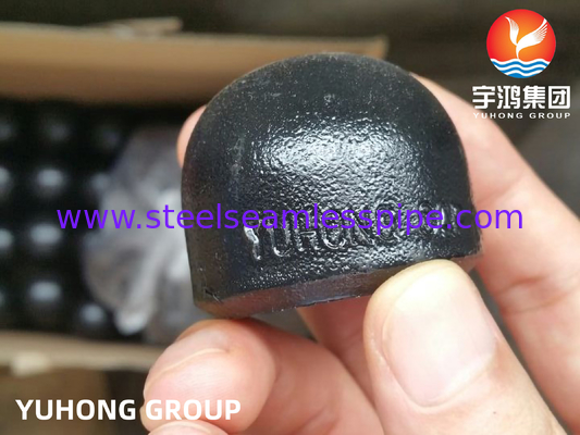 ASTM A234 WPB 끝 뚜?? 탄소 강철 부트웰드 파이프 부착