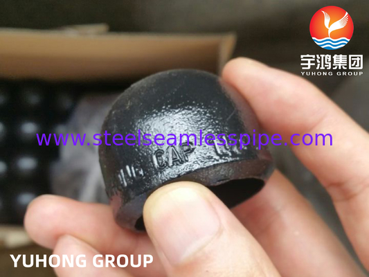 ASTM A234 WPB 끝 뚜?? 탄소 강철 부트웰드 파이프 부착