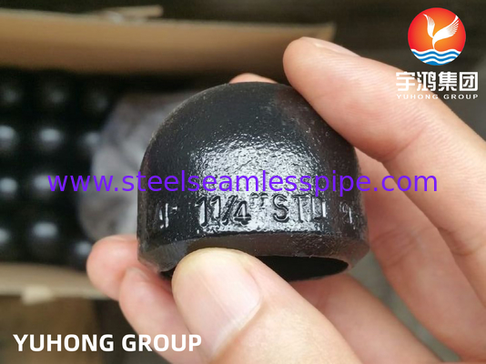 ASTM A234 WPB 끝 뚜?? 탄소 강철 부트웰드 파이프 부착
