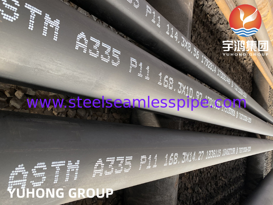 합금 강철 꿰매지 않는 파이프 ASTM A335, ASME SA335 P5 P9 P11 P12 P22 P91 P92 전력 발전소 에너지, 유체 보일러, 열 전력