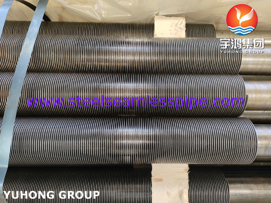 ASME SA106 Gr.B 탄소강 고주파 용접 핀 튜브
