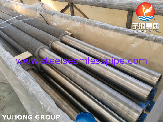 ASME SA106 Gr.B 탄소강 고주파 용접 핀 튜브