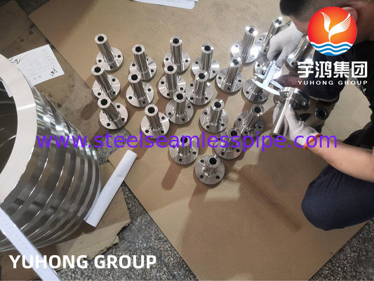 ASME SB564 Monel 400 (UNS N04400, 2.4360) 니켈 합금 긴 용접 목 플랜지