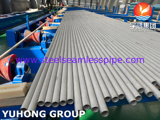 ASTM A213 TP321 1.4541 S32100 스테인리스 스틸 톱리스 튜브 콜드 드래그 열 교환기 응용