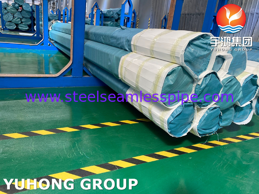 ASTM A213 TP321 1.4541 S32100 스테인리스 스틸 톱리스 튜브 콜드 드래그 열 교환기 응용