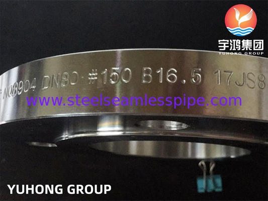 스테인리스 스틸 플랜지 ASTM A182 F904L 300LBS B16.5 석유화학 산업용