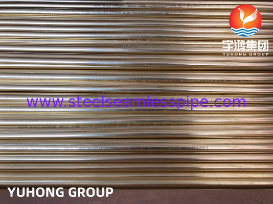 ASTM B111 C44300 열 교환기 위한 무선 아미랄티 구리 튜브