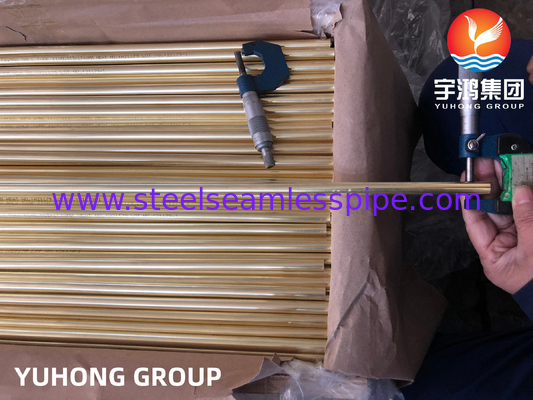 ASTM B111 C44300 열 교환기 위한 무선 아미랄티 구리 튜브