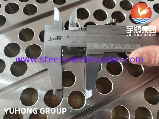 ASTM A182 / ASME SA182 F316L 스테인리스 스틸 튜브 엽 열 교환기 부품